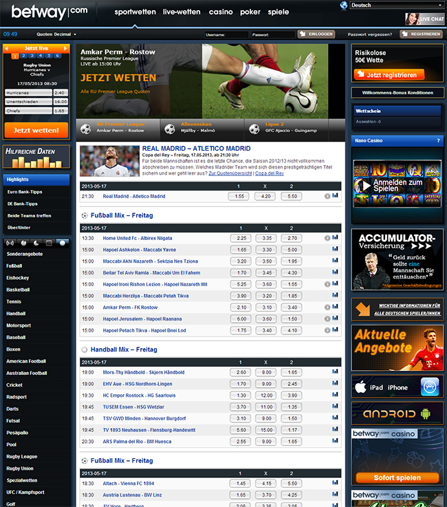 betway sportwetten